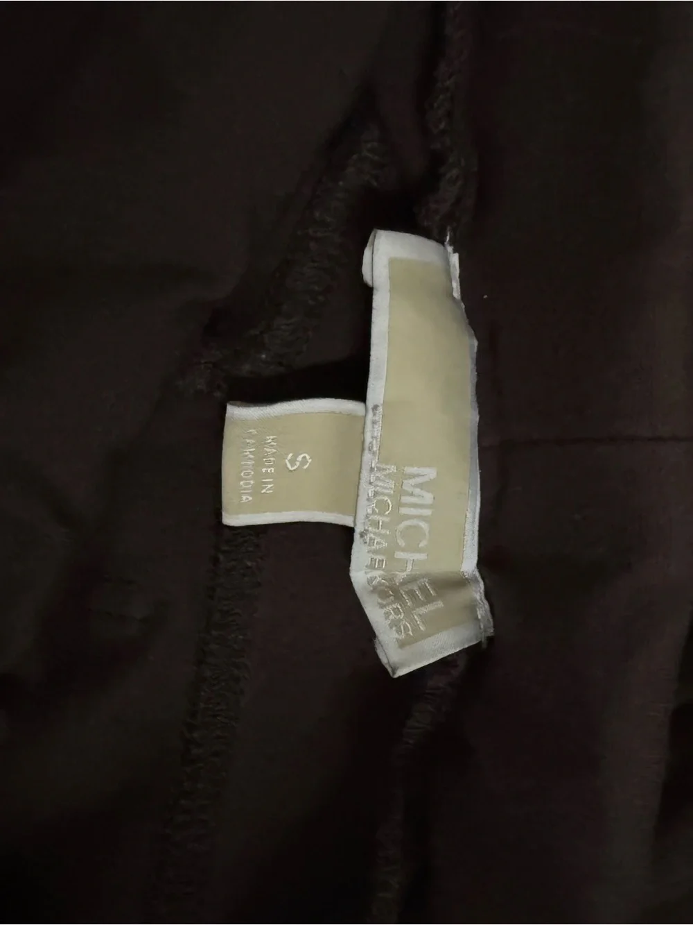 Michael Kors Dark Brown Slim Pull-On Pants
